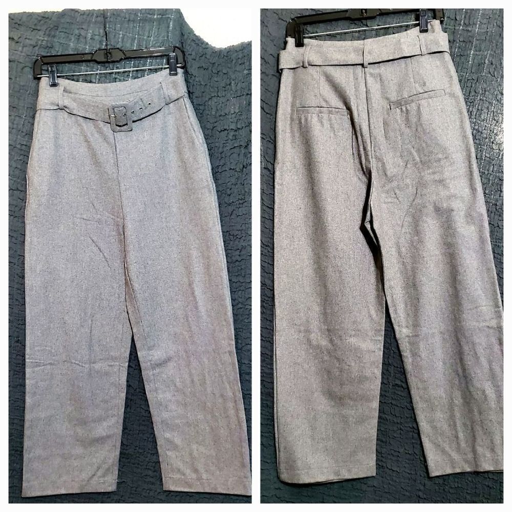 Grifflin Paris NWT Belted Wide Leg Pants Size Small